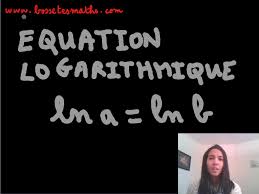 Résoudre une équation contenant des logarithmes népériens - Exercices Corrigés - BAC Terminale