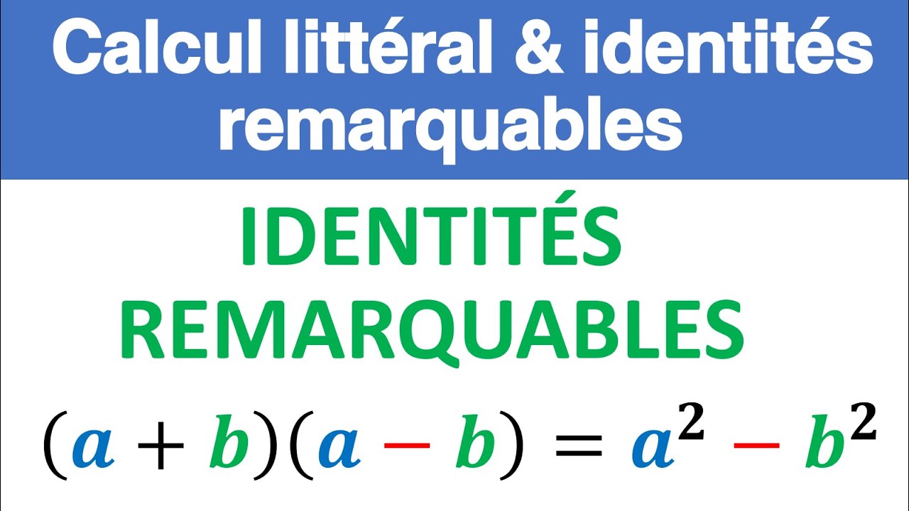 Replay Cours 3ème - Calcul littéral & Identités remarquables