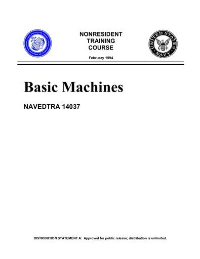 Basic Machines and How They Work by Tehua