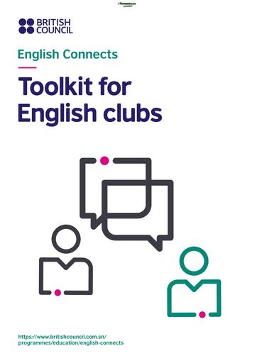 LIVRE D'ANGLAIS Toolkit For English Clubs by TEHUA