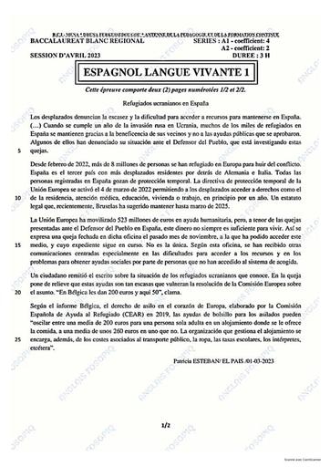 Bac blanc 2023 serie A Espagnol+corro Ferké by Tehua.pdf