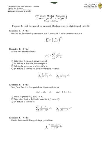Examen2 Analyse 3 2025 by TEHUA