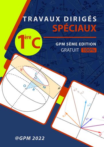 Travaux Dirigés Mathématique 1ère C GPM BY TEHUA