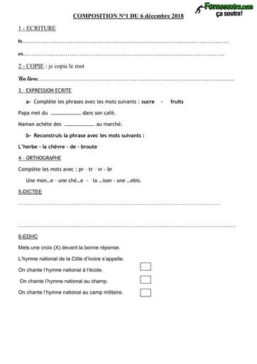 PRIMAIRE COMPOSITION CP2 34 pages BY TEHUA