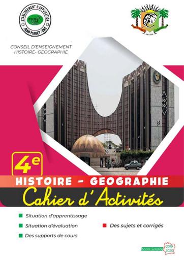 Support de cours HG cahier ENS complet apc 4ième by Tehua