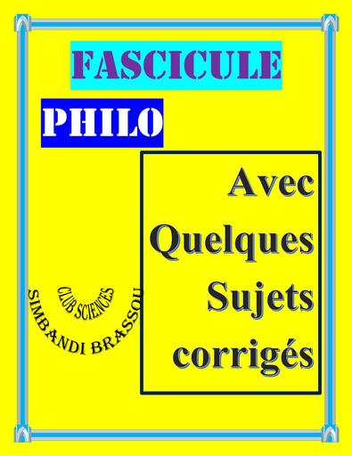 Fascicule Philo