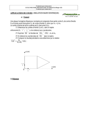 Interrogation (4) de Physique niveau 2nde C - EMPT Bingerville