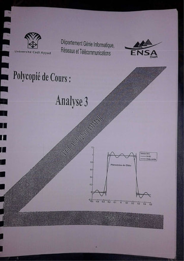 Cours d' Analyse 3 - ENSA