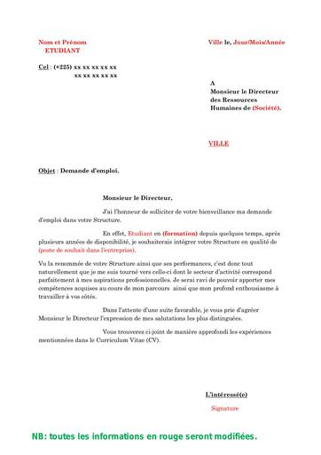 Exemple de demande d'emploi by Tehua pdf.pdf