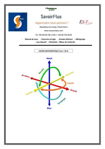 Livre Maths 1ère CD SAVOIR PLUS by TEHUA