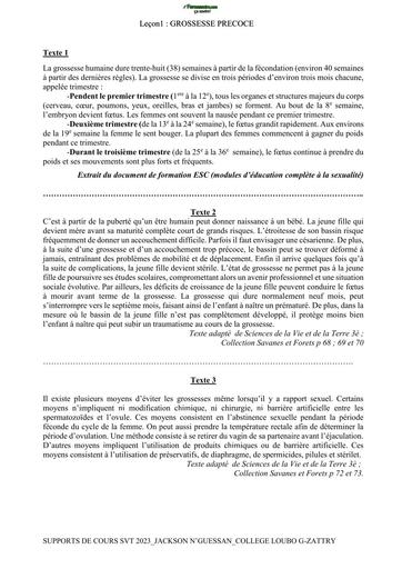 SUPPORTS FINAL 3ième SVT VERSION 2 BY TEHUA