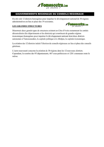 Conseils Régionaux en Cote d'ivoire - OPAJ