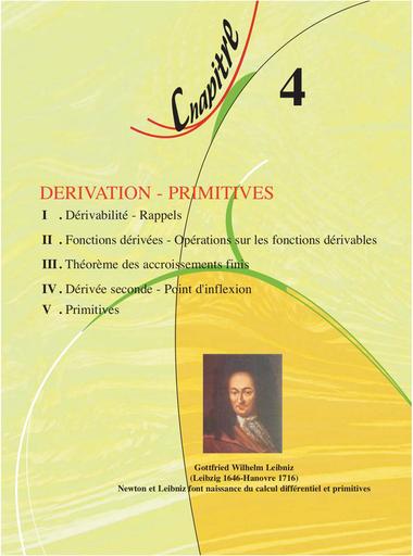 Chapitre 4 DERIVATION et PRIMITIVES APC