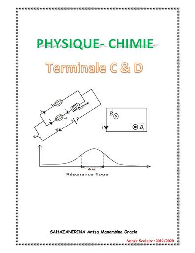 Cours PC Tle APC très cool by Tehua