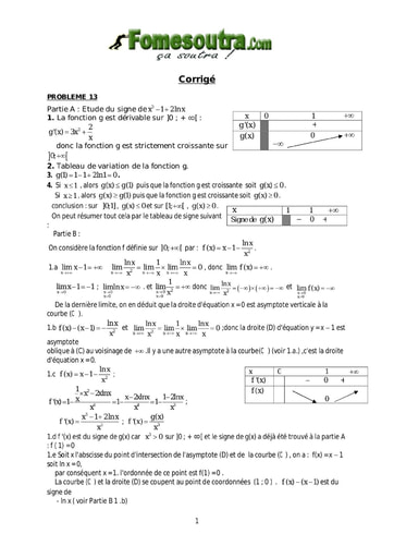 Corrigé TP 16 Fonction Logarithme Népérien niveau Terminale Scientifique