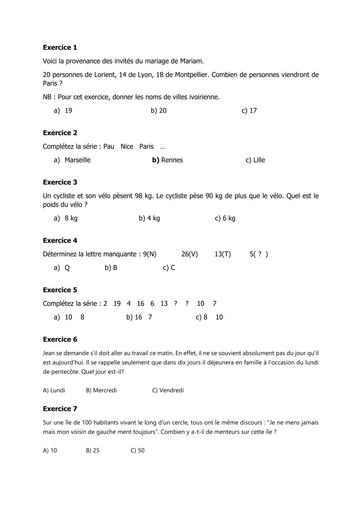 ENA APTITUDE NUMERIQUE ET LOGIQUE by TEHUA
