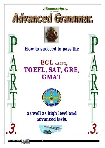 English ADVANCED grammar BY TEHUA