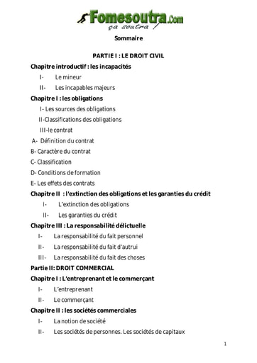 Les incapacités - 1ere G1 et G2