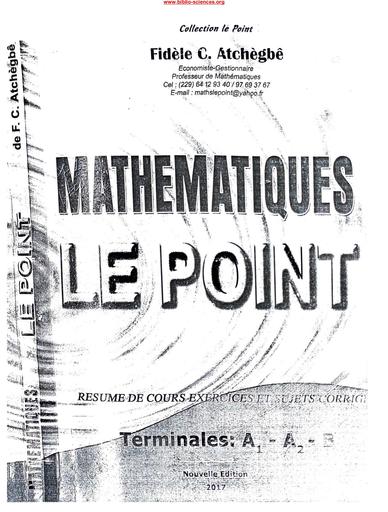 LE POINT - MATHEMATIQUES - Terminales B, A1, A2.pdf