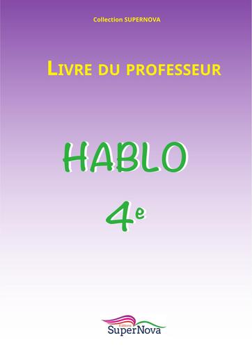 Livre du Prof Hablo 4ième by Tehua