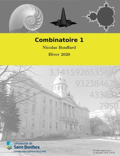 SUP Bouffard Math, Combinatoire
