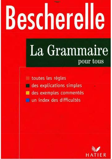 Bescherelle grammaire Français BY TEHUA