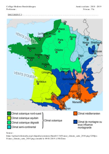 SUPPORT GEO Tle THEME 2 L1 DOC3