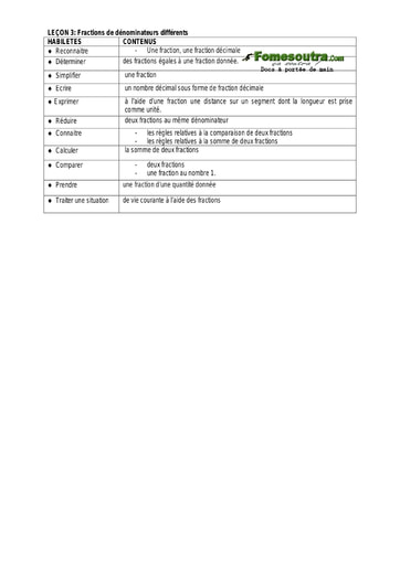 Fractions de dénominateurs différents (2) - Guide pédagogique Maths 6ème