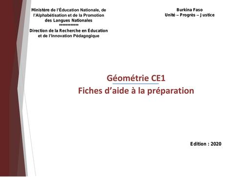 Geometrie ce1 by Tehua