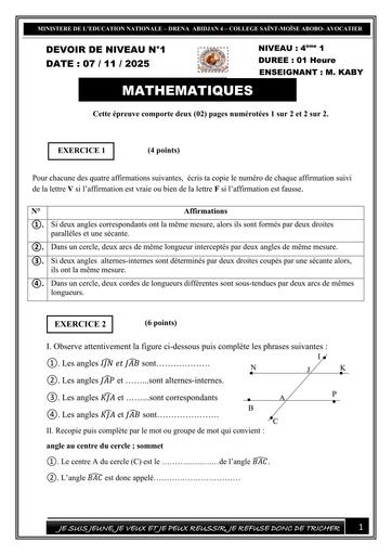 Devoir 4ème angle (leçon 2) by Tehua