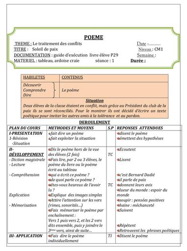 POESIE CM1