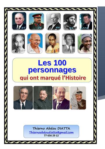 Biographie des Personnages qui ont marqué l'histoire by Tehua