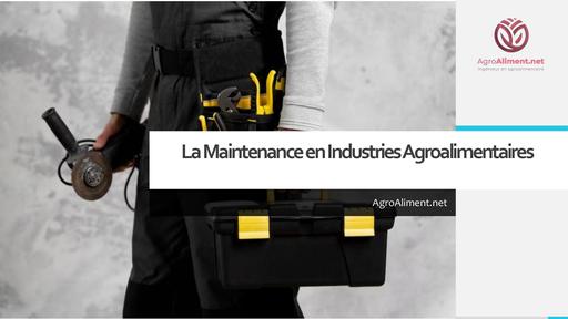 La Maintenance en Industries Agroalimentaires by Tehua