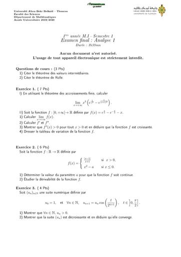 Examen3 Analyse 1 MI L1 2 BY TEHUA