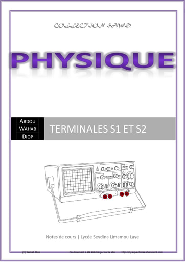 Document de Physique (Wahab Diop) Terminales S1 & S2