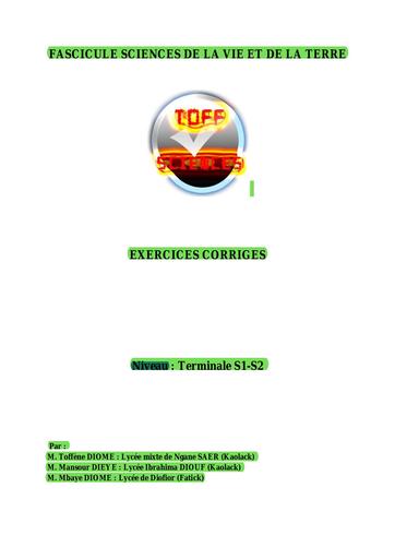 FASCICULE SVT DIOM Tle S