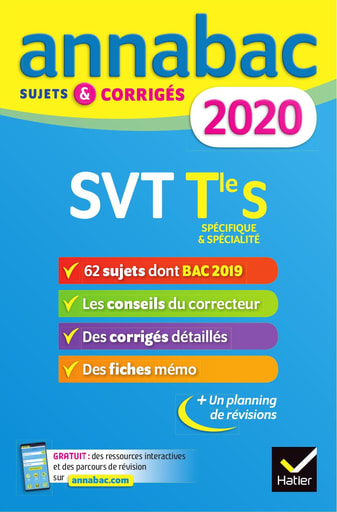Annales Annabac 2020 SVT Tle S .