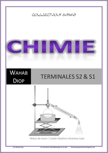 Document de Chimie (Wahab Diop) Terminales S1-S2