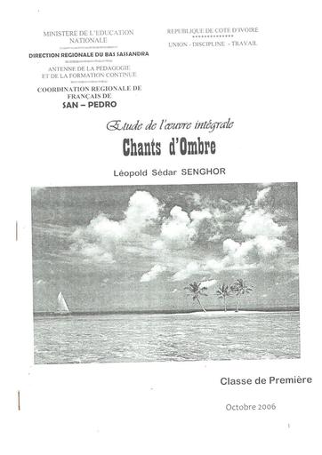 Etude d'oeuvre intregrale Chant d'ombre by Tehua