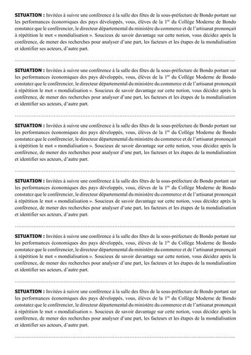HISTOIRE GEOGRAPHIE 1ière SITUATION D'APPRENTISSAGE G7 BY TEHUA