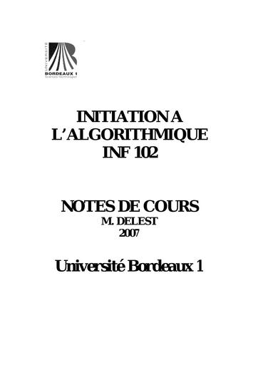 COURS-EXEMPLES DETAILLES ALGORITHME INFORMATIQUE By DJAHA