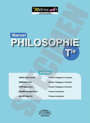 LIVRE PHILO Tle  MAITRISE ART BY TEHUA