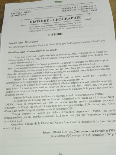dissertation histoire terminale pdf