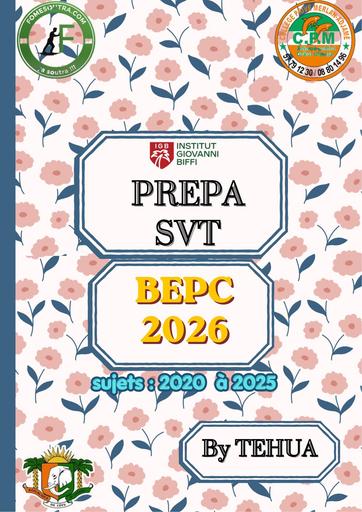 SVT PREPA BEPC 2026 by TEHUA