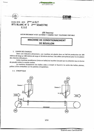 BTS Blanc 2ème Semestre ESE 2019