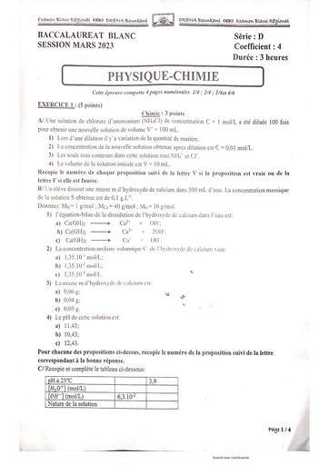 BAC BLANC REGIONAL D PC BOUNA AVRIL 2023 by Tehua