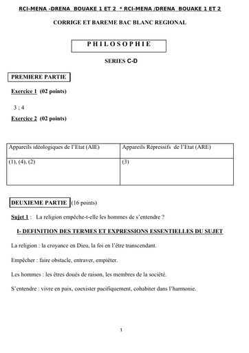 Correction PHILO Bac régional LMJF C&D