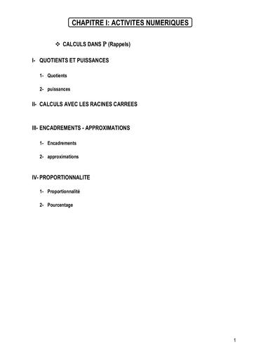 Doc prof Cours APC maths 2nde A by Tehua