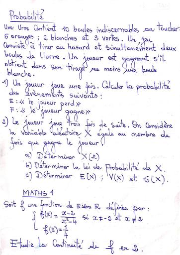 Fiche Travaux Dirigés Maths Tle D 2023 By Tehua