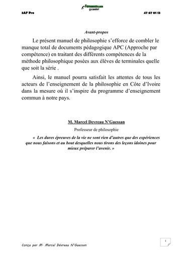 FICHE DE COURS PHILO Tle A BY TEHUA
